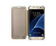 Samsung Clear View Cover do Samsung Galaxy S7 Edge złoty - 291566 - zdjęcie 3